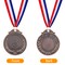 12 Pieces Award Medals 1st 2nd 3rd (Gold, Silver, Bronze) Metal Olympic Style Winner with Neck Ribbon, 2 Inches
